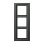 JUNG ALD2983AN Rahmen 3fach, LS-DESIGN, Aluminium lackiert, anthrazit, senkrechte und waagerechte Montage 