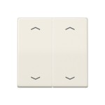 JUNG AS102P Wippe für KNX Taster, F10, mit Pfeilsymbolen, Duroplast, Serie AS, weiß 