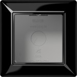 JUNG AS581ASW Aufputz-Kappe 1fach, AS 500 Aufputz, Duroplast, schwarz, senkrechte und waagerechte Montage 