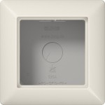 JUNG AS581AW Aufputz-Kappe 1fach, AS 500 Aufputz, Duroplast, weiß, senkrechte und waagerechte Montage 