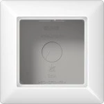 JUNG AS581AWW Aufputz-Kappe 1fach, AS 500 Aufputz, Duroplast, alpinweiß, senkrechte und waagerechte Montage 