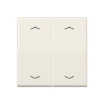 Jung AS591-5MP Wippe 2-fach mit 4 Pfeilsymbolen Duroplast Serie AS cremeweiß 