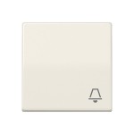 JUNG AS591K Wippe 1fach, Symbol Klingel, Duroplast, Serie AS, weiß 