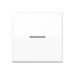 JUNG AS591KO5BFSWW Wippe mit Schraubbefestigung 1fach, mit Lichtleiter, Thermoplast, Serie AS, alpinweiß 