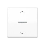 JUNG BTA17101BFPWW HOME Taster 1fach, mit Pfeilsymbolen, mit Lichtleiter, Thermoplast, Serie A, alpinweiß 