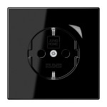 JUNG BTLS1521SSW HOME SCHUKO® Steckdose, 16 A 250 V ~, mit Funktionsanzeige, SAFETY+, Serie LS, schwarz 