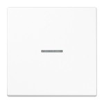 JUNG BTLS17101WW HOME Taster 1fach, mit Lichtleiter, Duroplast, Serie LS, alpinweiß 