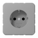 JUNG CD1520BFKIGR SCHUKO®-Steckdose, 16 A 250 V ~, SAFETY+, Thermoplast, Serie CD, grau 