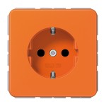 JUNG CD1520BFO SCHUKO®-Steckdose, 16 A 250 V ~, Thermoplast, Serie CD, orange (für ZSV) 