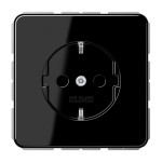 Jung CD1520KISW SCHUKO Steckdose 16A 250V integrierter erhöhter Berührungsschutz SAFETY+ Duroplast Serie CD schwarz 