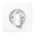JUNG CD1541WW Abdeckung für Drehschalter 1fach, Duroplast, Serie CD, alpinweiß 