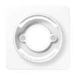 JUNG CD537WW Abdeckung für Lichtsignale 1fach, Duroplast, Serie CD, alpinweiß 