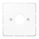 JUNG CD564WW Abdeckung für Befehlsgeräte mit 22,5 mm Ø 1fach, Duroplast, Serie CD, alpinweiß 