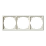 JUNG CD583KW Rahmen für Kabelkanal-Installation 3fach, Kabelkanal CD, Thermoplast, weiß, senkrechte und waagerechte Montage 