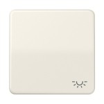 JUNG CD590BFL Wippe 1fach, Symbol Licht, Thermoplast, Serie CD, weiß 