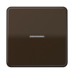 JUNG CD590KO5BR Wippe 1fach, mit Lichtleiter, Duroplast, Serie CD, braun 