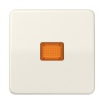 JUNG CD590KOBF Wippe 1fach, mit Lichtaustrittsfenster, Thermoplast, Serie CD, weiß 