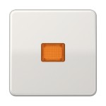 JUNG CD590KOLG Wippe 1fach, mit Lichtaustrittsfenster, Duroplast, Serie CD, lichtgrau 