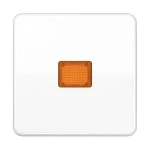 JUNG CD590KOWW Wippe 1fach, mit Lichtaustrittsfenster, Duroplast, Serie CD, alpinweiß 