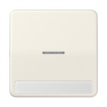 JUNG CD590NAKO5 Wippe 1fach, mit Schriftfeld, mit Lichtleiter, Duroplast, Serie CD, weiß 