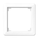 JUNG CD590ZAWW Zwischenrahmen RJ45, Thermoplast, alpinweiß, senkrechte und waagerechte Montage 