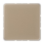 JUNG CD594-0GB Blind-Abdeckung (gerastet), Aluminium eloxiert, Serie CD, gold-bronze 