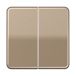 JUNG CD595GB Wippe 2fach, Aluminium eloxiert, Serie CD, gold-bronze 