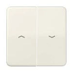 JUNG CD595P Wippe 2fach, mit Pfeilsymbolen, Duroplast, Serie CD, weiß 