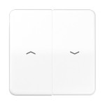 JUNG CD595PBFWW Wippe 2fach, mit Pfeilsymbolen, Thermoplast, Serie CD, alpinweiß 