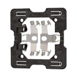 JUNG CD95MHP Halteplatte für Metallausführungen 2fach, Serie CD/LS, schwarz 