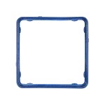 JUNG CDP81BLM Applikations-Rahmen, CD PLUS, Thermoplast, blau-metallic (magic) 