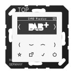 JUNG DABAWW Smart Radio DAB+, Serie AS/A, alpinweiß 