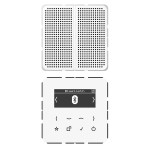 JUNG DABCD1BTWW Smart Radio DAB+ Bluetooth®, Set Mono 1fach, Serie CD, alpinweiß 