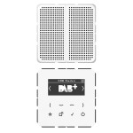 JUNG DABCD1WW Smart Radio DAB+, Set Mono 1fach, Serie CD, alpinweiß 