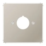 JUNG ES2964 Abdeckung für Befehlsgeräte mit 22,5 mm Ø 1fach, Serie LS, Edelstahl 