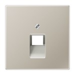 JUNG ES2969-1UA Abdeckung für IAE/UAE-Anschlussdosen, 1 x 8-polig, Serie LS, Edelstahl 