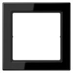 JUNG FD981SW Rahmen 1fach, FLAT DESIGN, Thermoplast, schwarz, senkrechte und waagerechte Montage 