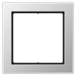 JUNG FDAL2981 Rahmen 1fach, FLAT DESIGN, Aluminium, senkrechte und waagerechte Montage 