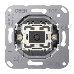 JUNG K533EU Kipptaster, 1-pol. Wechsler mit N-Klemme, ohne Krallen 