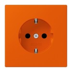 Jung LC1520KI4320S SCHUKO Steckdose 16A 250V integrierter erhöhter Berührungsschutz SAFETY+ Serie LS orange vif 