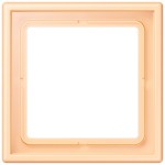 JUNG LC981223 Rahmen 1fach, LS 990, Duroplast lackiert, ocre (32060), senkrechte und waagerechte Montage 