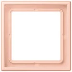 JUNG LC981234 Rahmen 1fach, LS 990, Duroplast lackiert, l’ocre rouge clair (32112), senkrechte und waagerechte Montage 