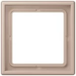 JUNG LC981240 Rahmen 1fach, LS 990, Duroplast lackiert, ombre brûlée claire (32131), senkrechte und waagerechte Montage 