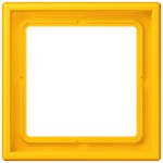 JUNG LC981263 Rahmen 1fach, LS 990, Duroplast lackiert, le jaune vif (4320W), senkrechte und waagerechte Montage 