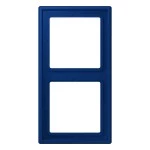 JUNG LC982261 Rahmen 2fach, LS 990, Duroplast lackiert, bleu outremer foncé (4320T), senkrechte und waagerechte Montage 