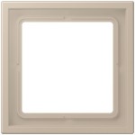 JUNG LCZ981BF243 Rahmen 1fach, LS ZERO, Thermoplast lackiert, ombre naturelle claire (32142), senkrechte und waagerechte Montage 