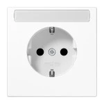 JUNG LS1520KINAWW SCHUKO®-Steckdose, 16 A 250 V ~, mit Schriftfeld, SAFETY+, Duroplast, Serie LS, alpinweiß 