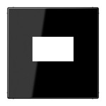 JUNG LS1969USBSW 1fach, Thermoplast, Serie LS, schwarz, senkrechte und waagerechte Montage 