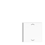 JUNG LS404TSAPWW14 Taste 1+4, F40, mit Pfeilsymbolen, Thermoplast, Serie LS, alpinweiß 