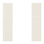 JUNG LS503TSA Tastensatz, F50, Thermoplast, Serie LS, weiß 